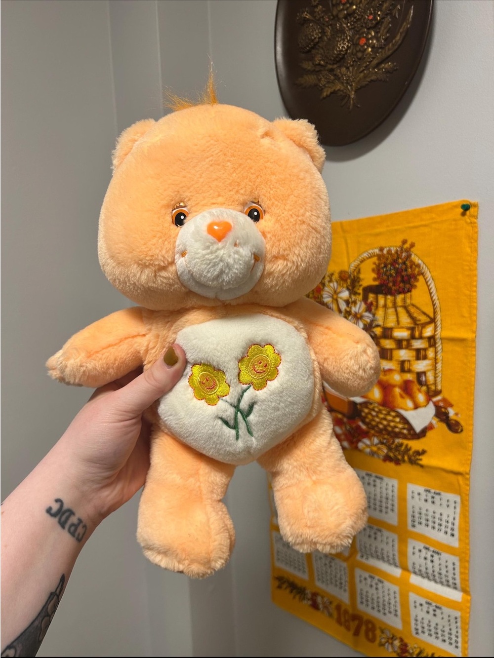 2002 Care Bears Friendship Bear Teddy